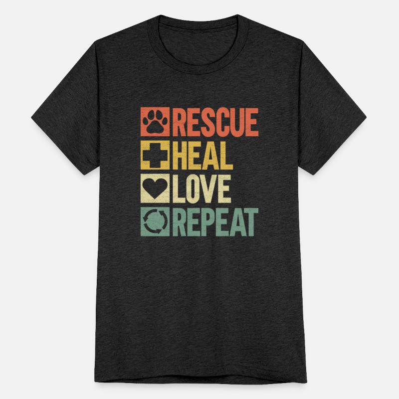 Rescue Heal Love Repeat Animal Rights Activist