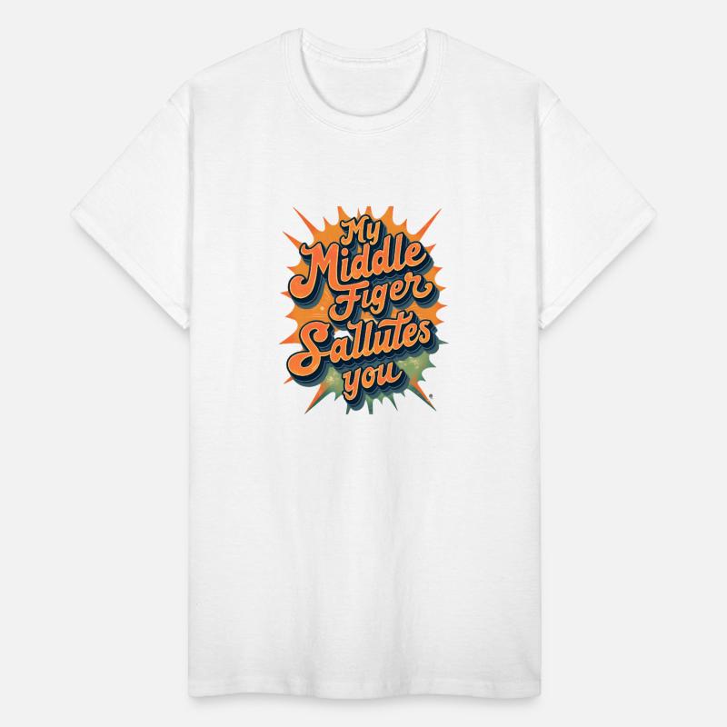 Retro Aesthetic Shirt - My Middle Finger Salutes