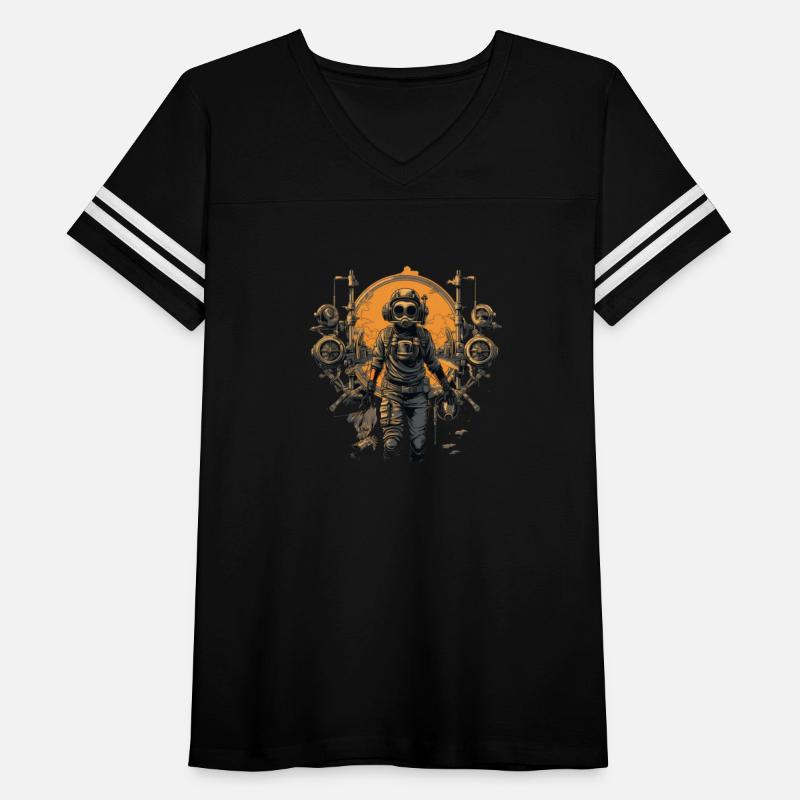 Retro-futuristic explorer