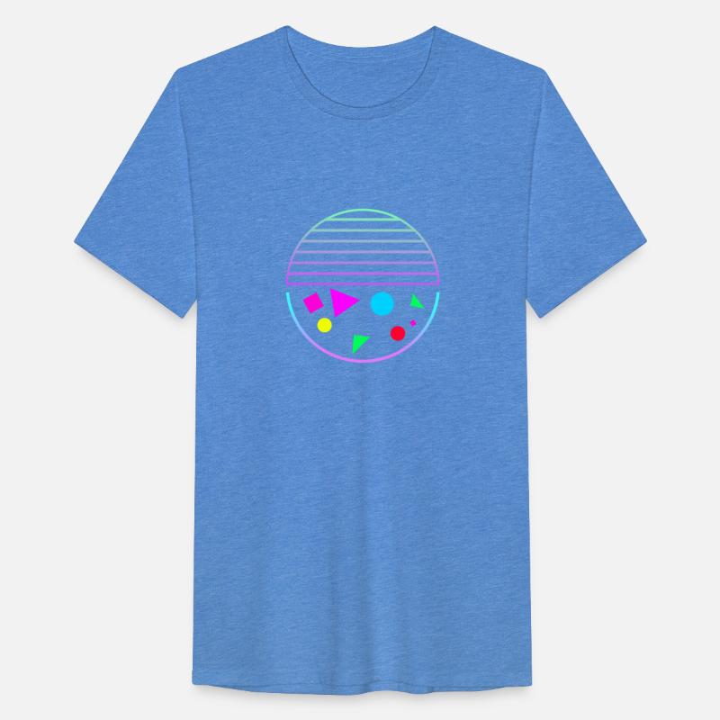 Retro sunset style 80s
