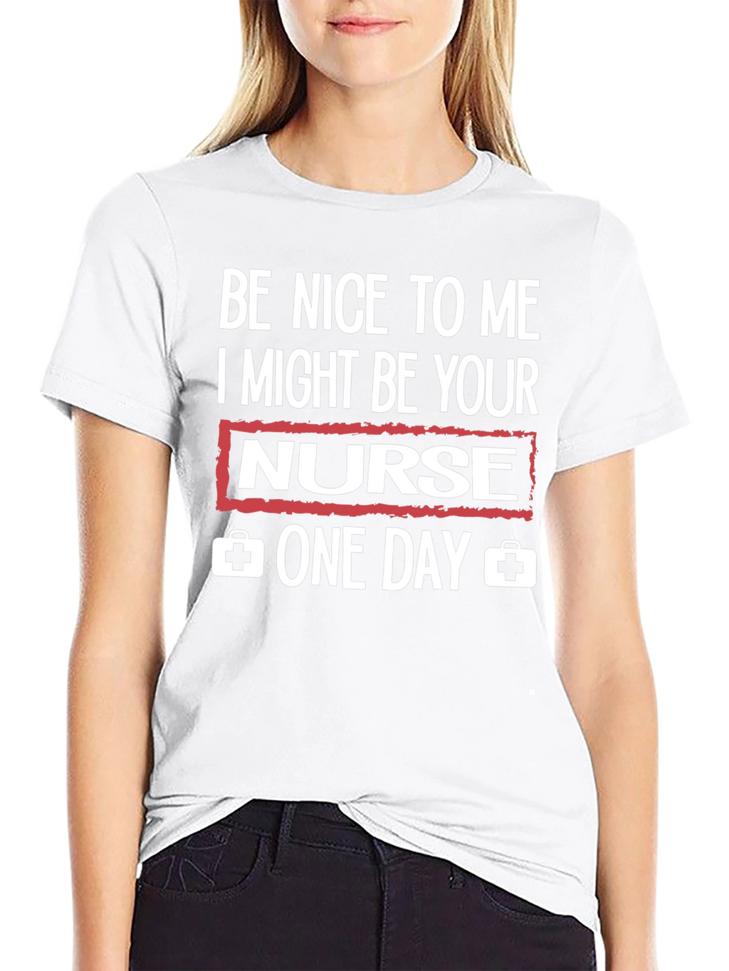 Be Nice to Me Nurse Graphic T-Shirt