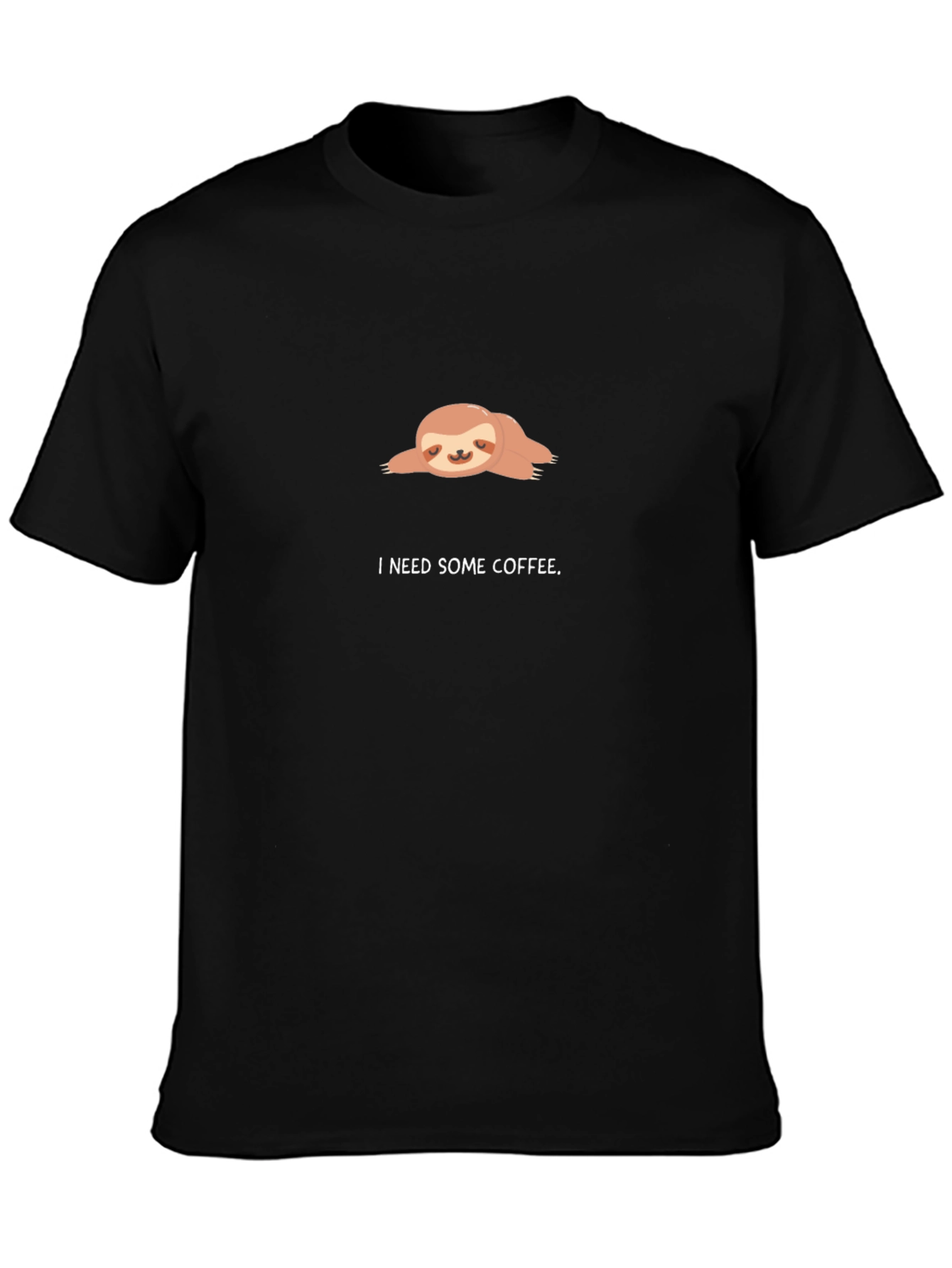 Lazy Sloth Coffee T-Shirt - Unisex Graphic Tee