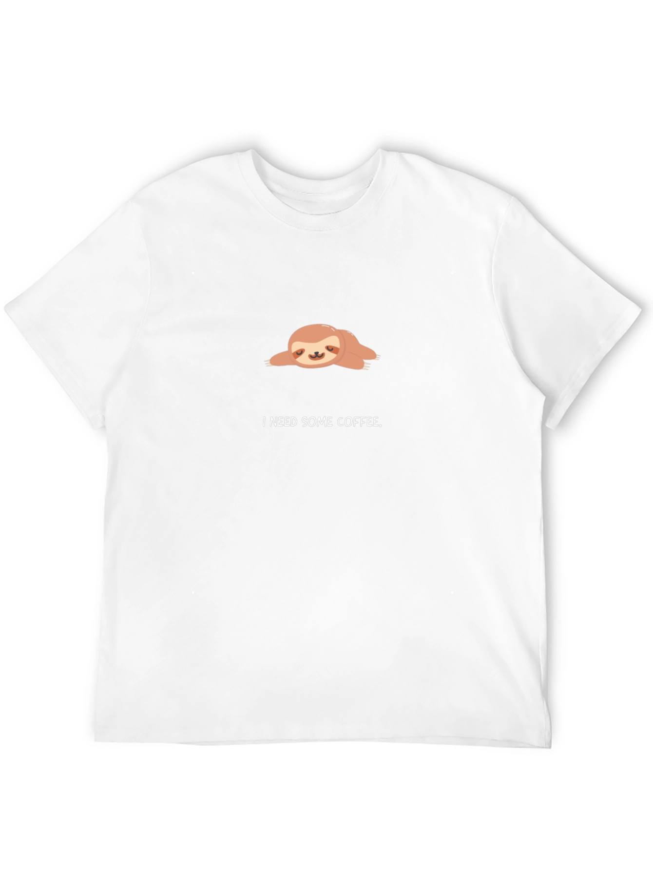 Lazy Sloth Coffee T-Shirt - Unisex Graphic Tee