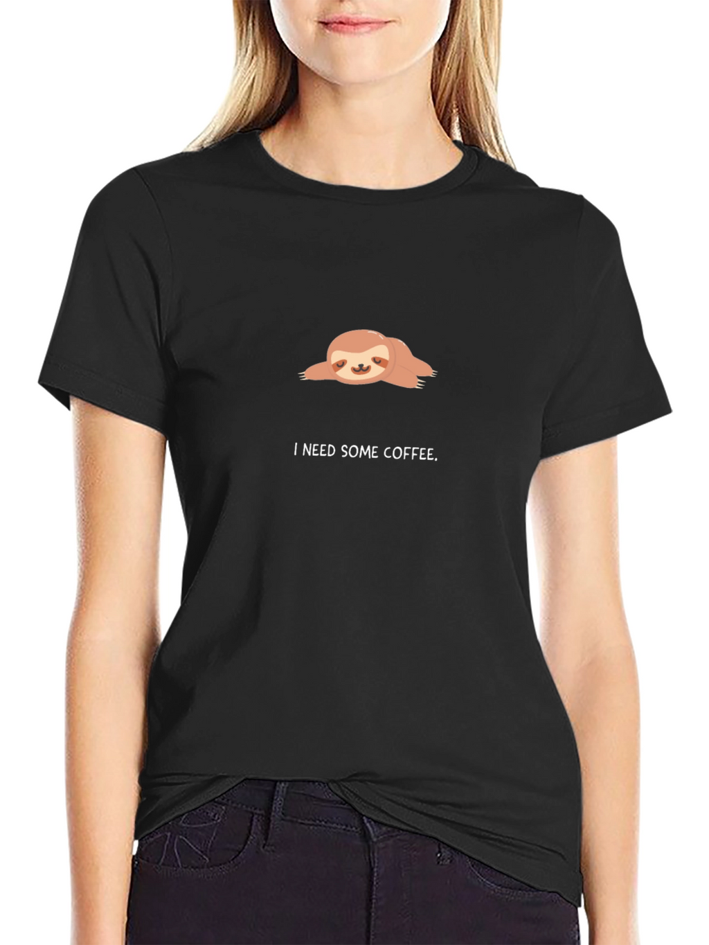 Lazy Sloth Coffee T-Shirt - Unisex Graphic Tee
