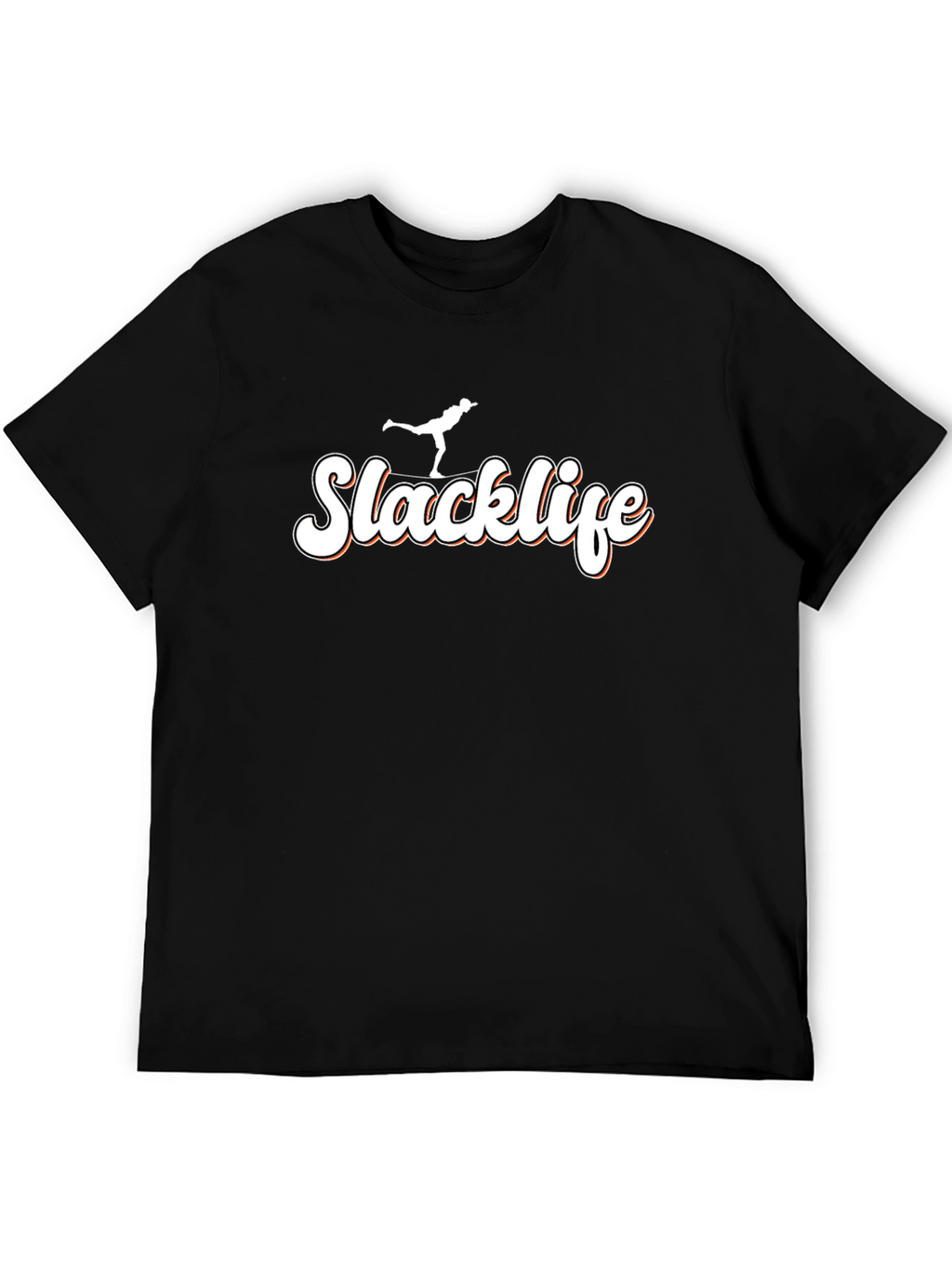 Slacklife Black T-Shirt - Balance & Style