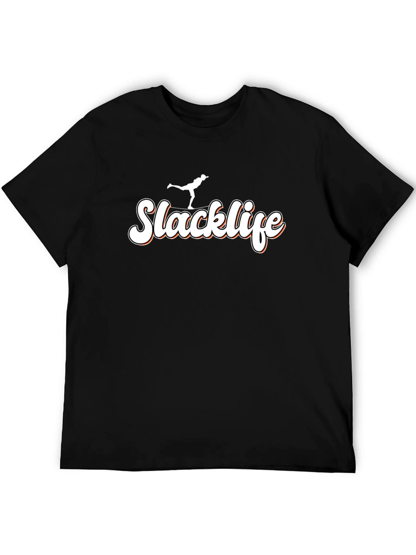 Slacklife Black T-Shirt - Balance & Style