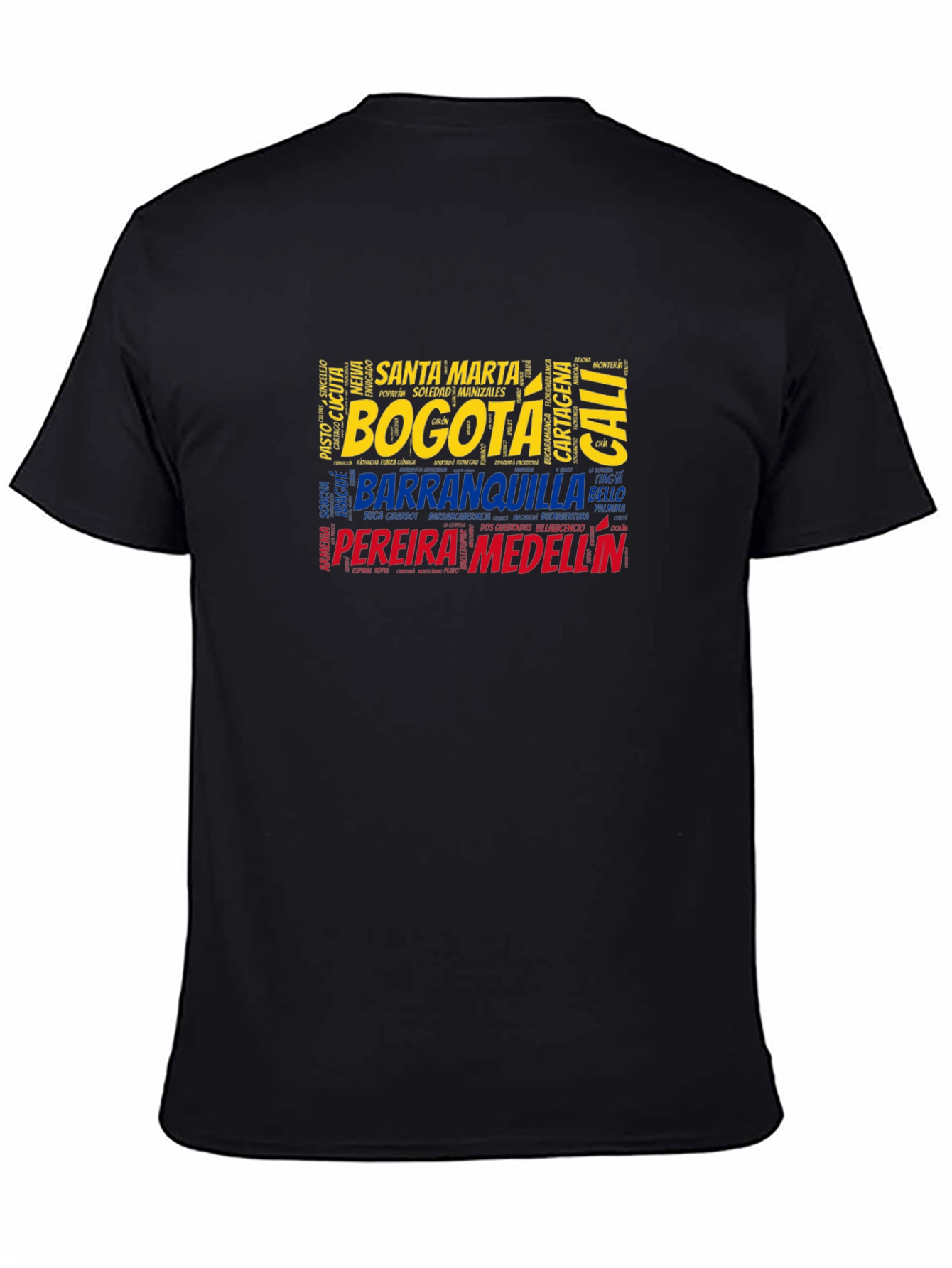 Colombia City Names T-Shirt