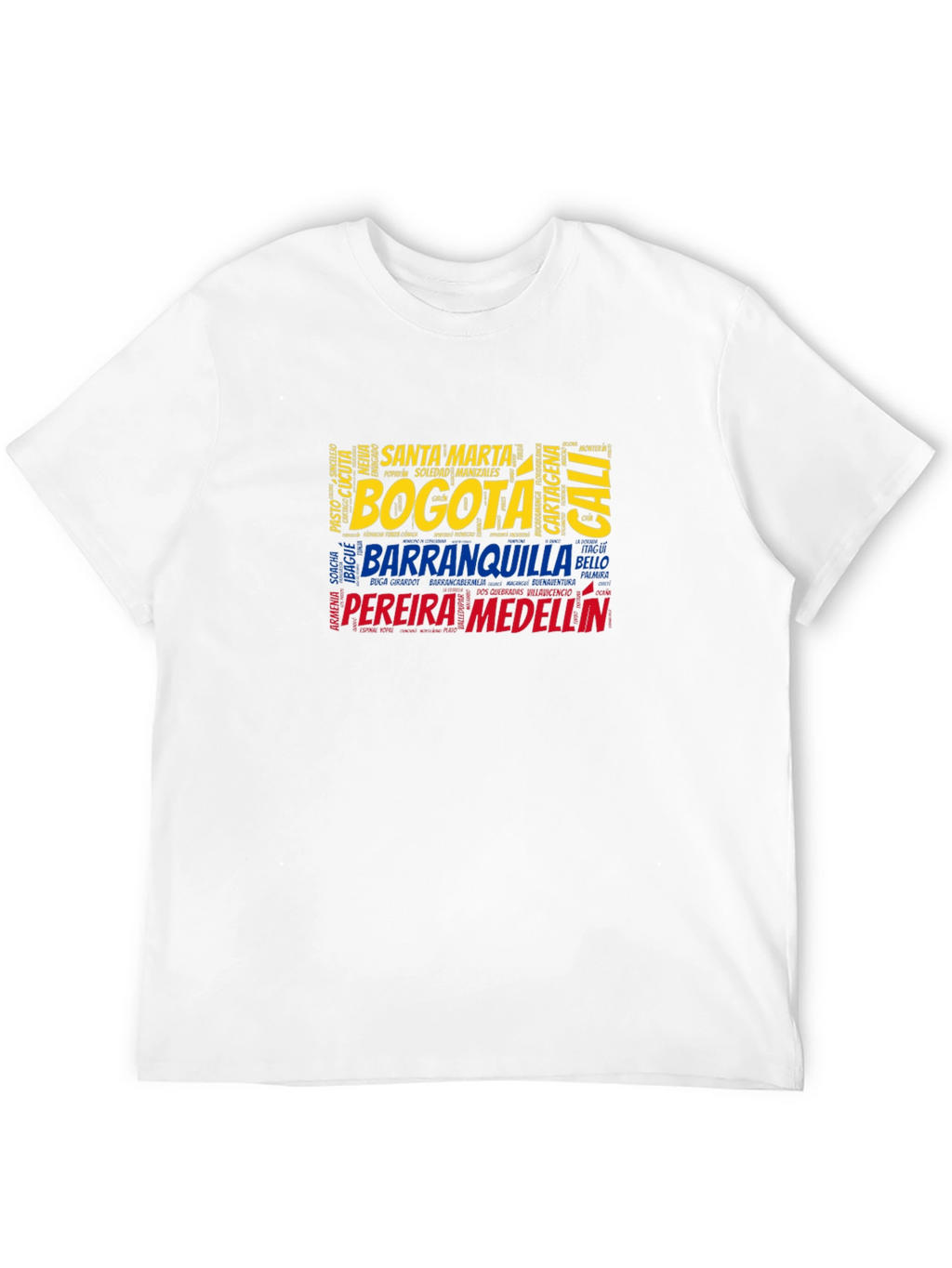 Colombia City Names T-Shirt