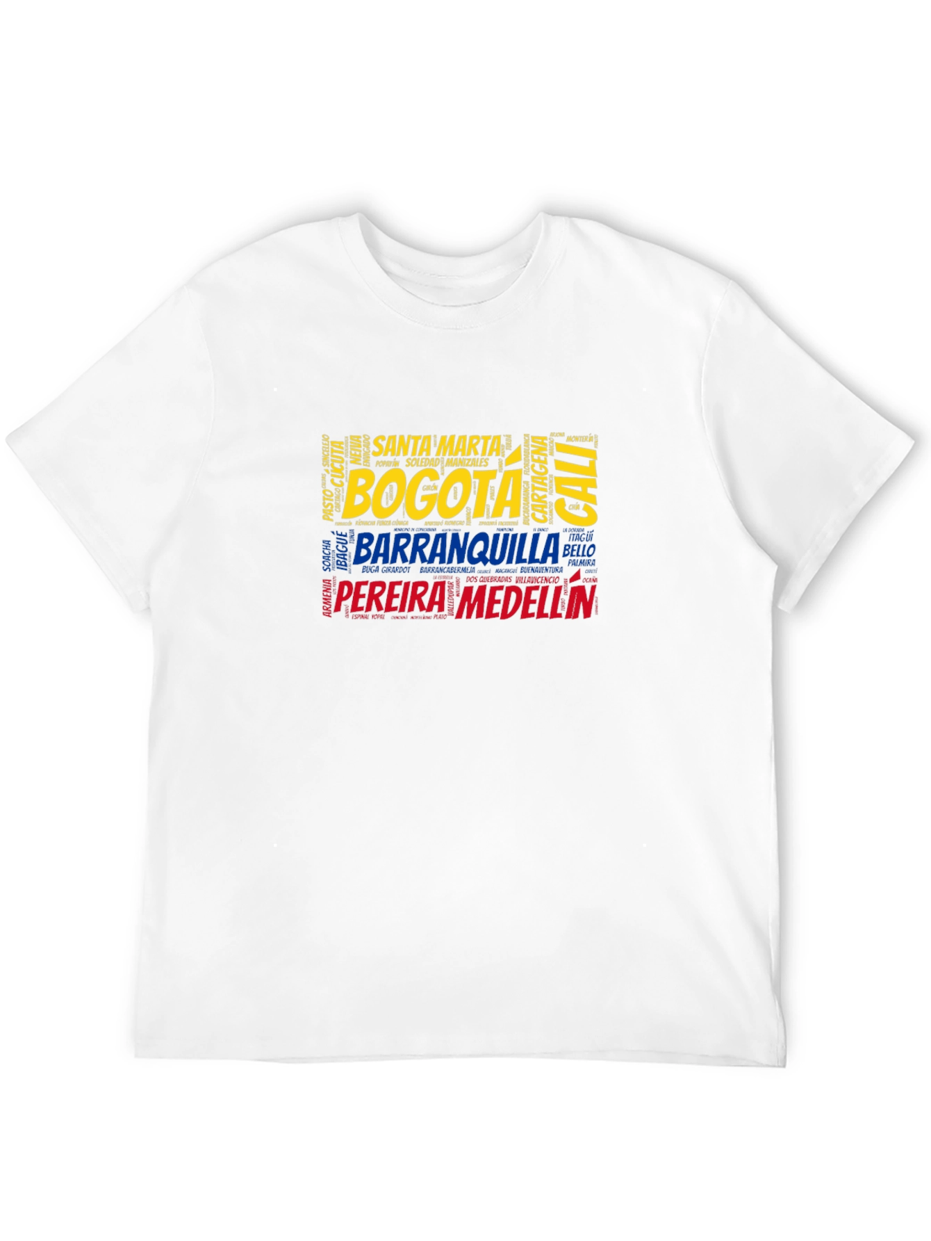 Colombia City Names T-Shirt