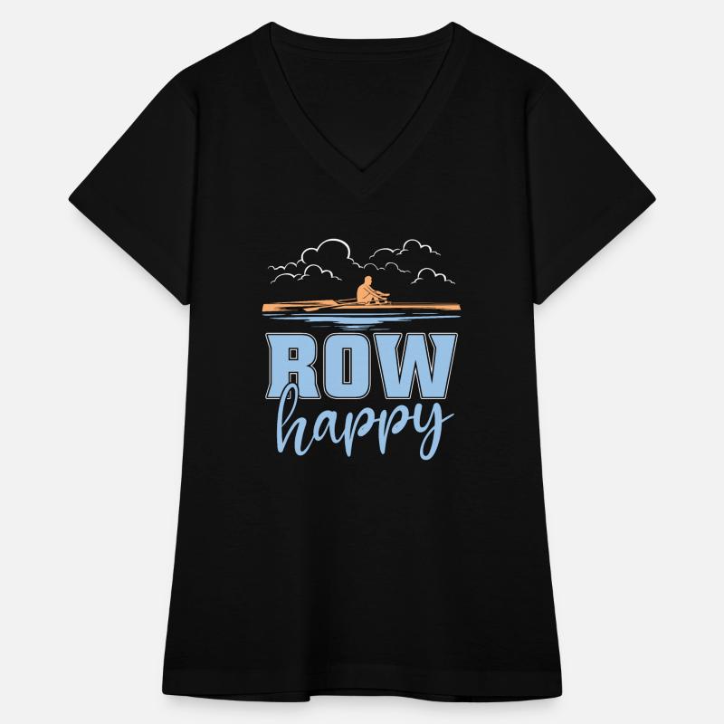 Rowing Row Happy Oarsmen Boat Water Sports Rower