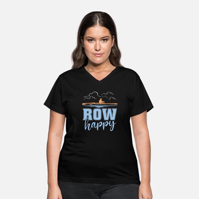 Rowing Row Happy Oarsmen Boat Water Sports Rower