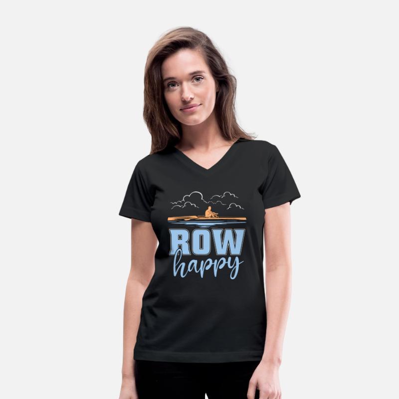 Rowing Row Happy Oarsmen Boat Water Sports Rower