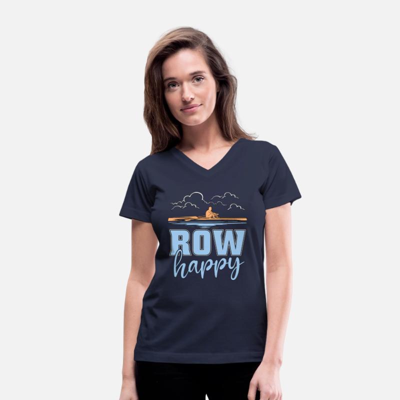 Rowing Row Happy Oarsmen Boat Water Sports Rower