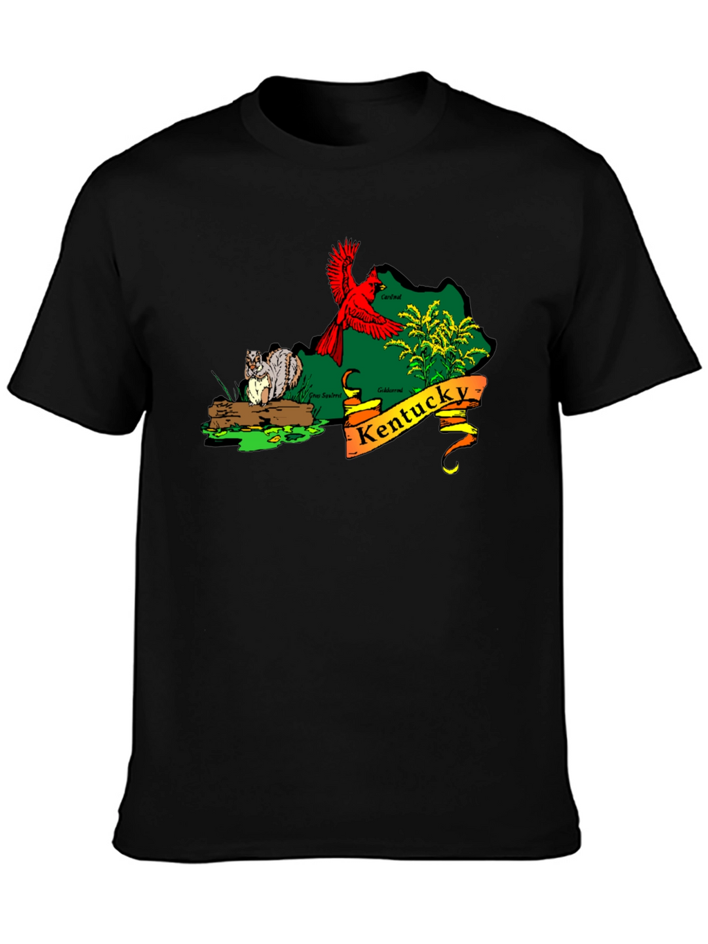 Kentucky State Pride Graphic Tee - Black Unisex T-Shirt