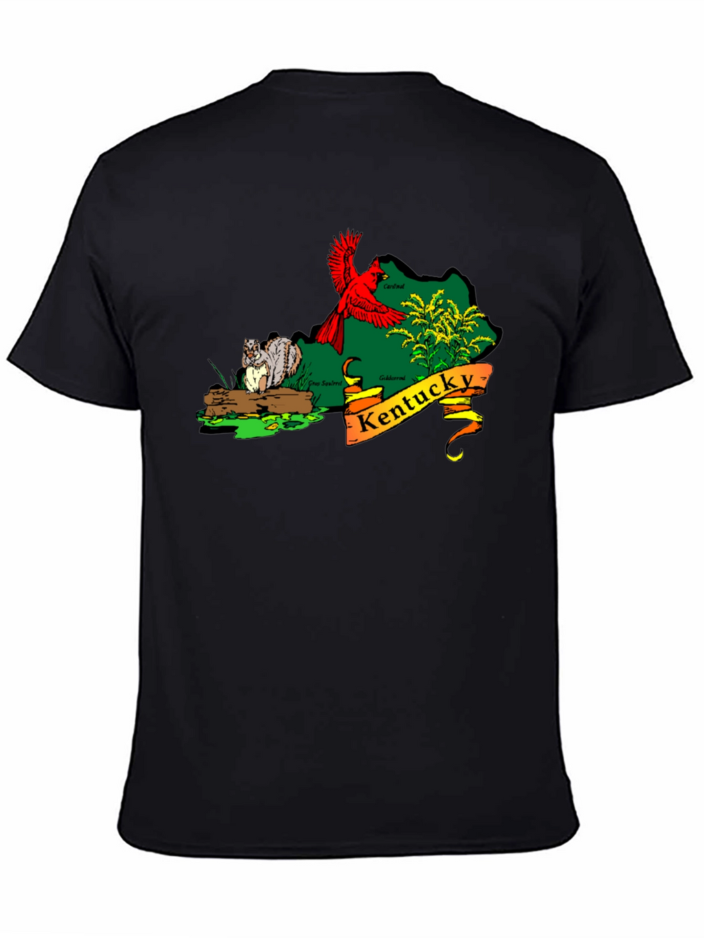 Kentucky State Pride Graphic Tee - Black Unisex T-Shirt