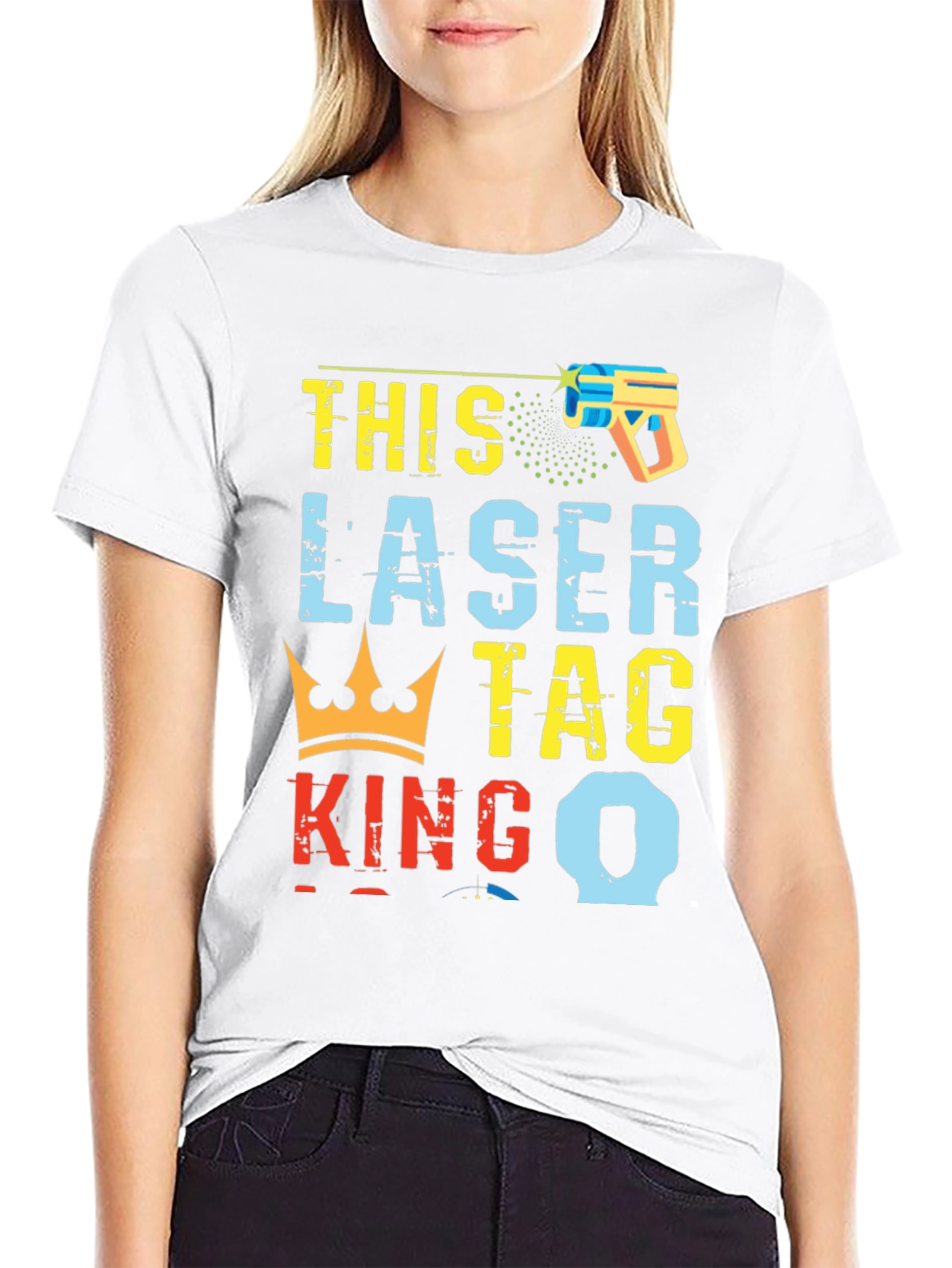 Laser Tag King T-Shirt - Unique Graphic Tee