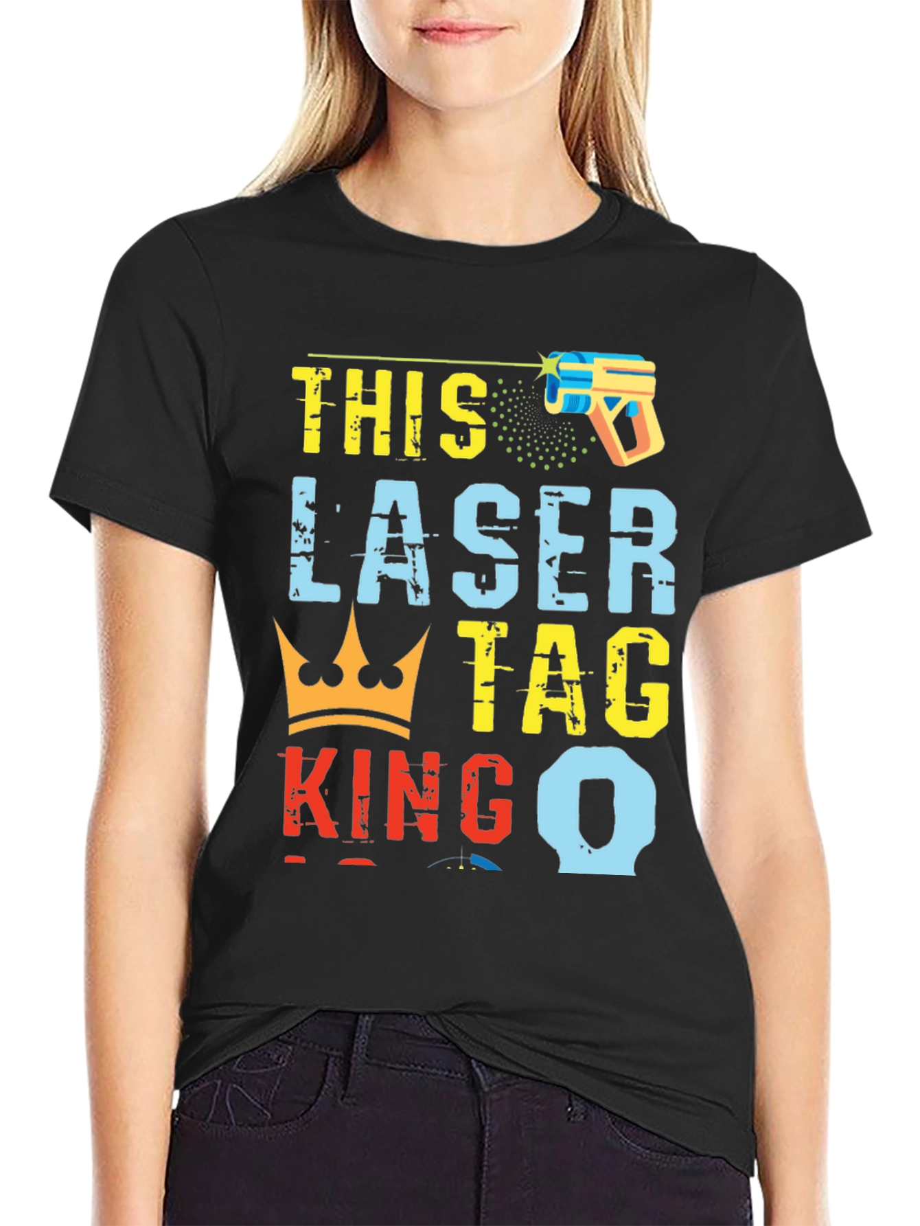 Laser Tag King T-Shirt - Unique Graphic Tee