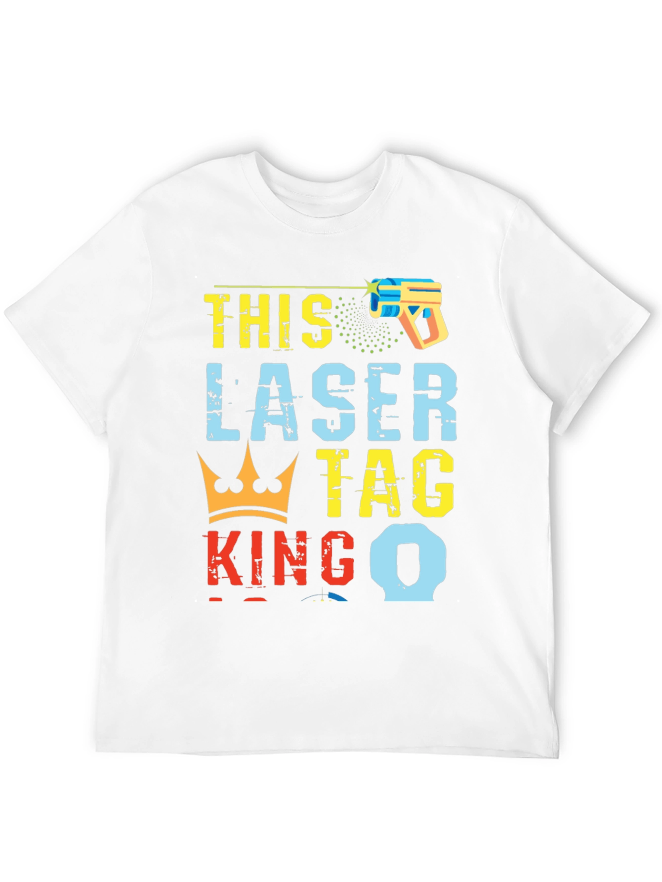 Laser Tag King T-Shirt - Unique Graphic Tee