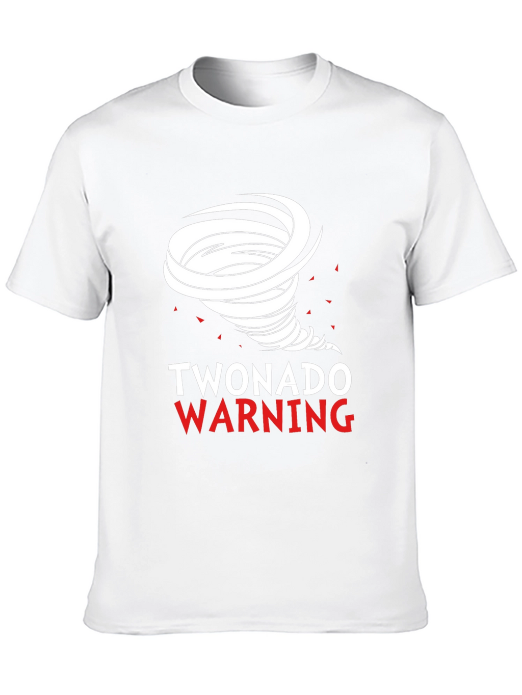 Twonado Warning Novelty Graphic T-Shirt