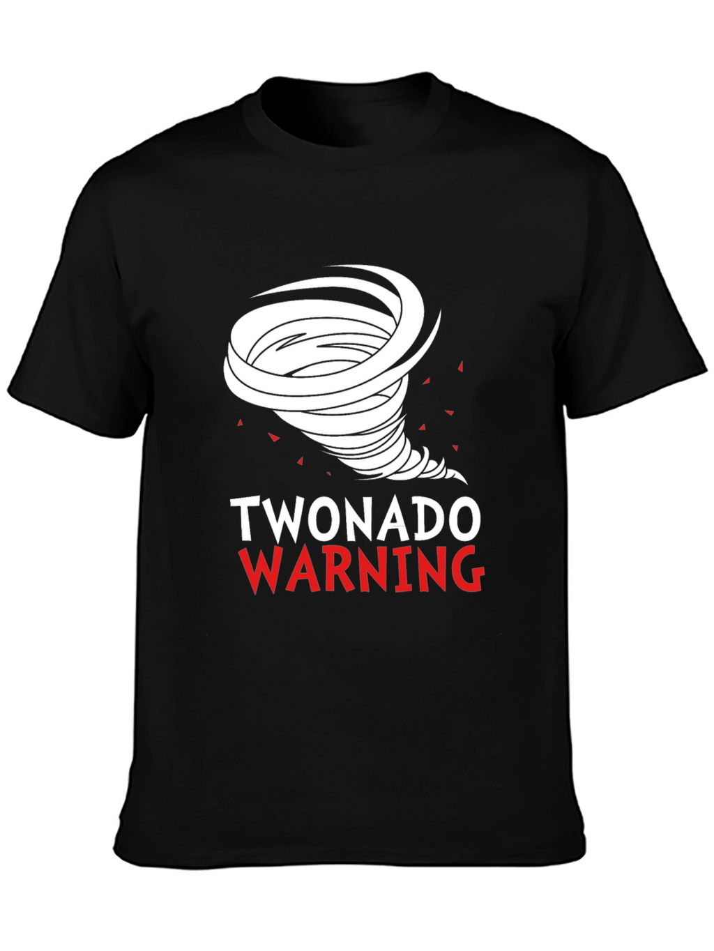 Twonado Warning Novelty Graphic T-Shirt