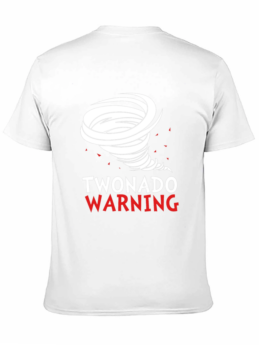 Twonado Warning Novelty Graphic T-Shirt