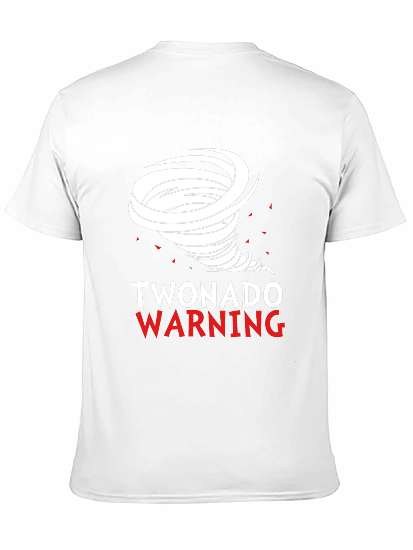 Twonado Warning Novelty Graphic T-Shirt