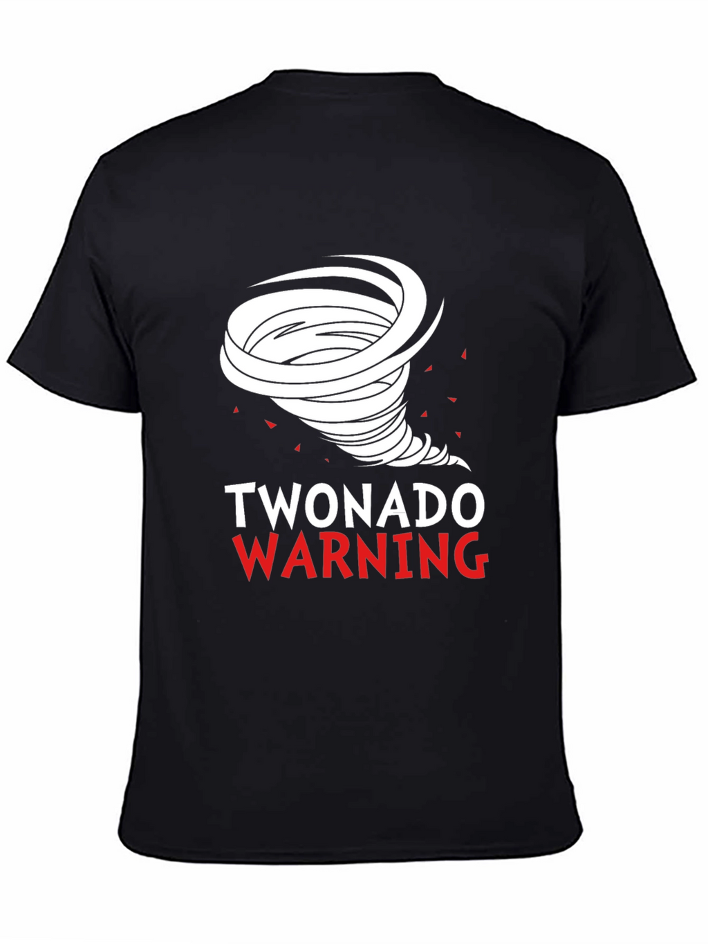 Twonado Warning Novelty Graphic T-Shirt