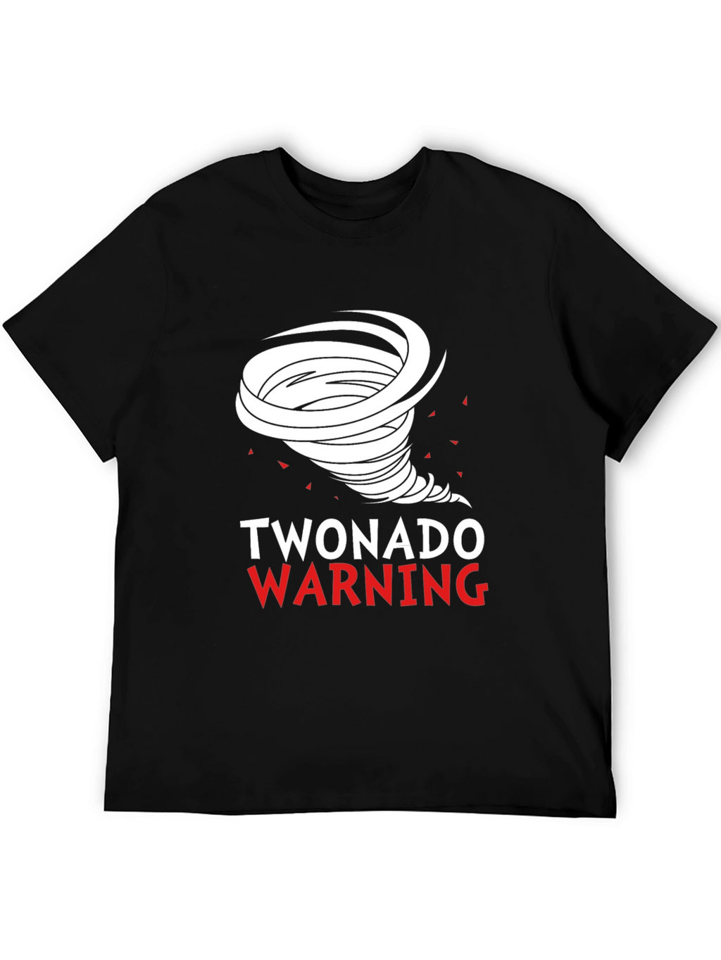 Twonado Warning Novelty Graphic T-Shirt