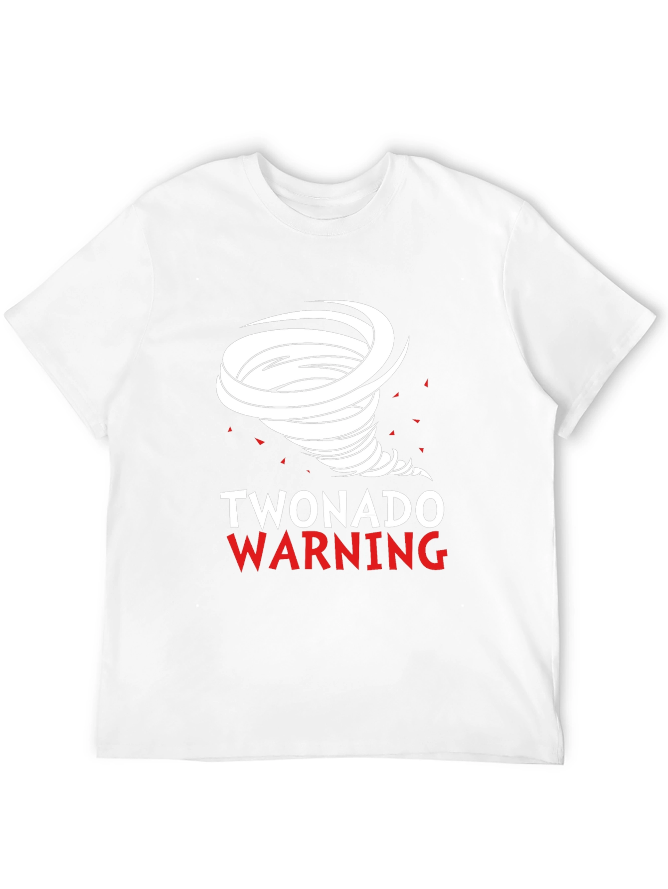 Twonado Warning Novelty Graphic T-Shirt