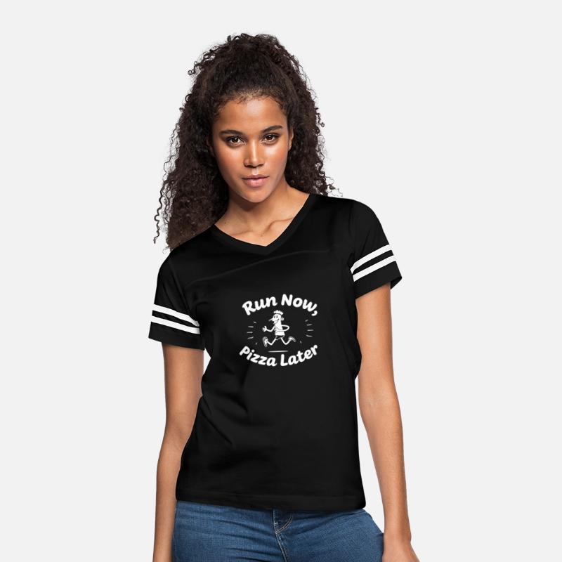 Run Now, Pizza Later Funny Runner Design