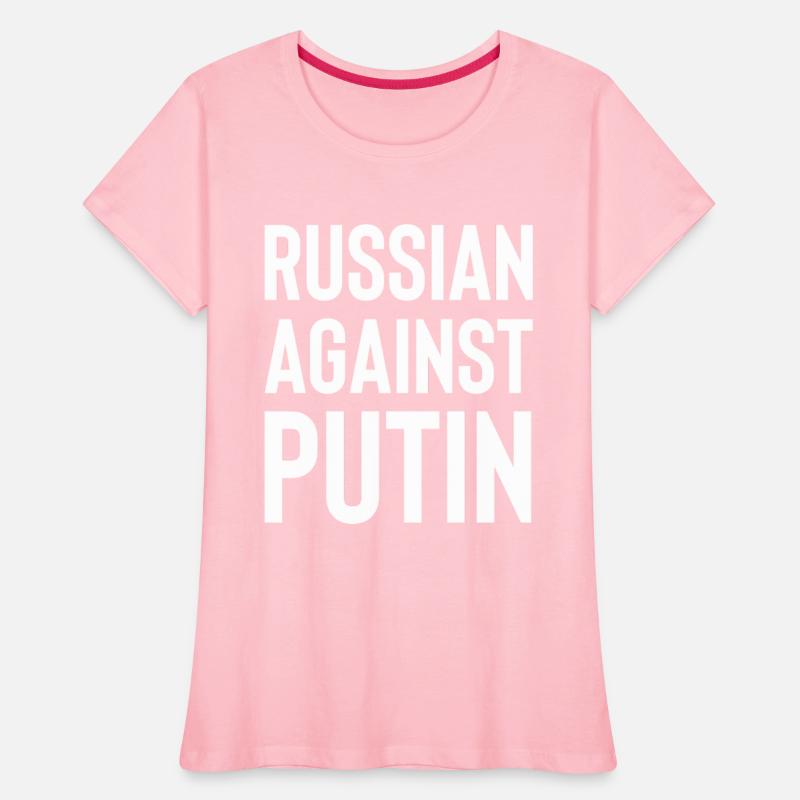 Russian against Putin white