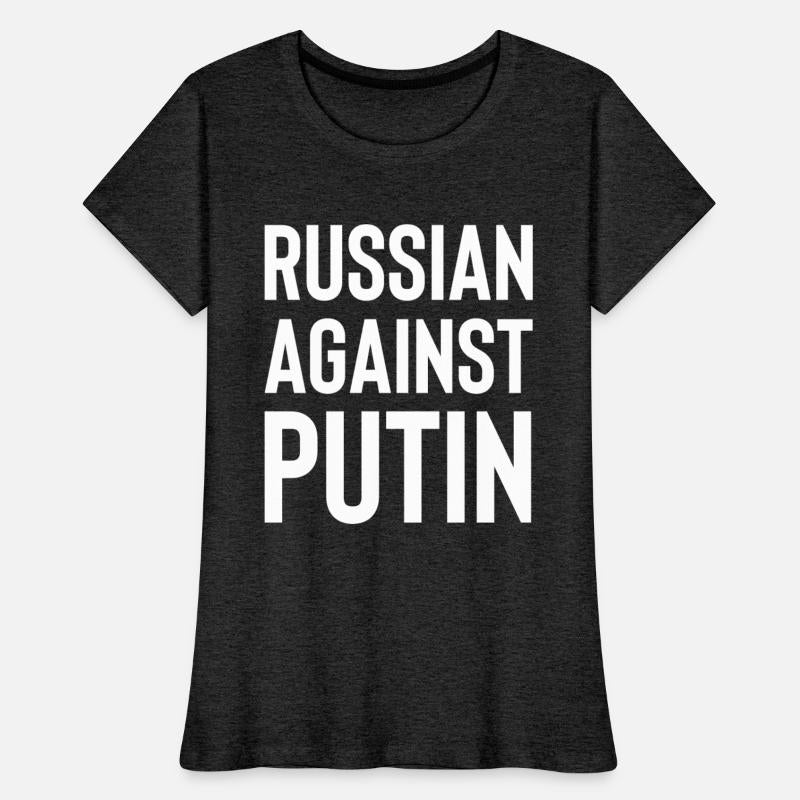 Russian against Putin white