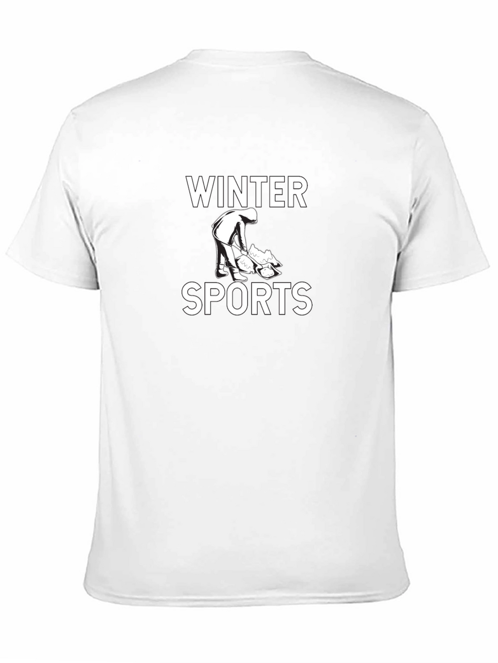 Winter Sports Graphic Tee - Black