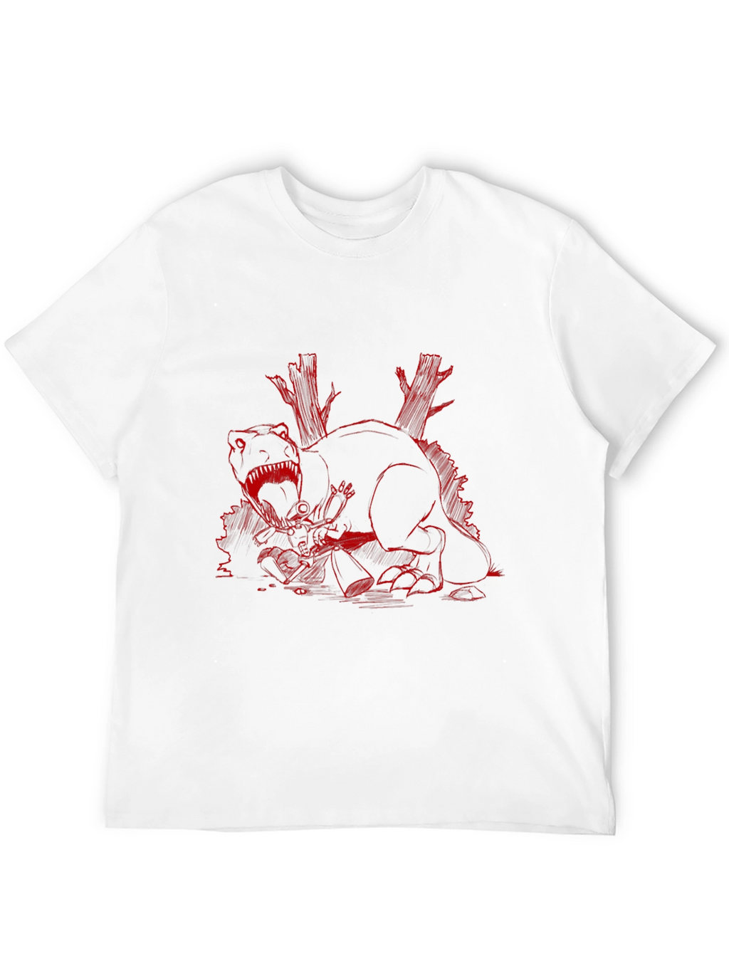 Dino Attack Black Graphic Tee