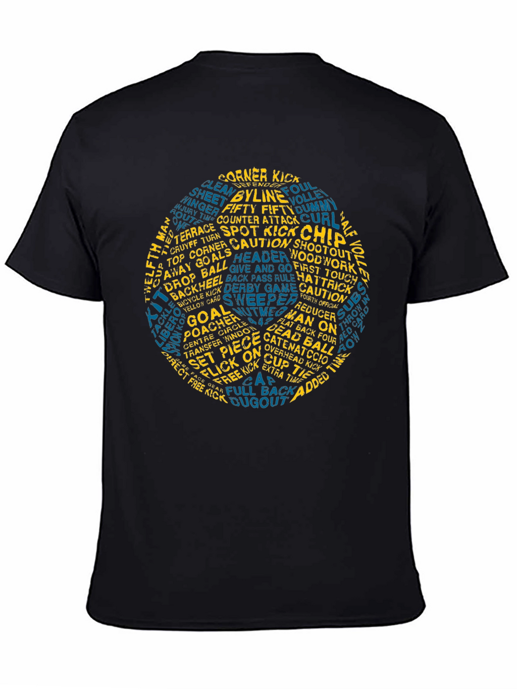 Soccer Word Art T-Shirt - Novelty Graphic Tee