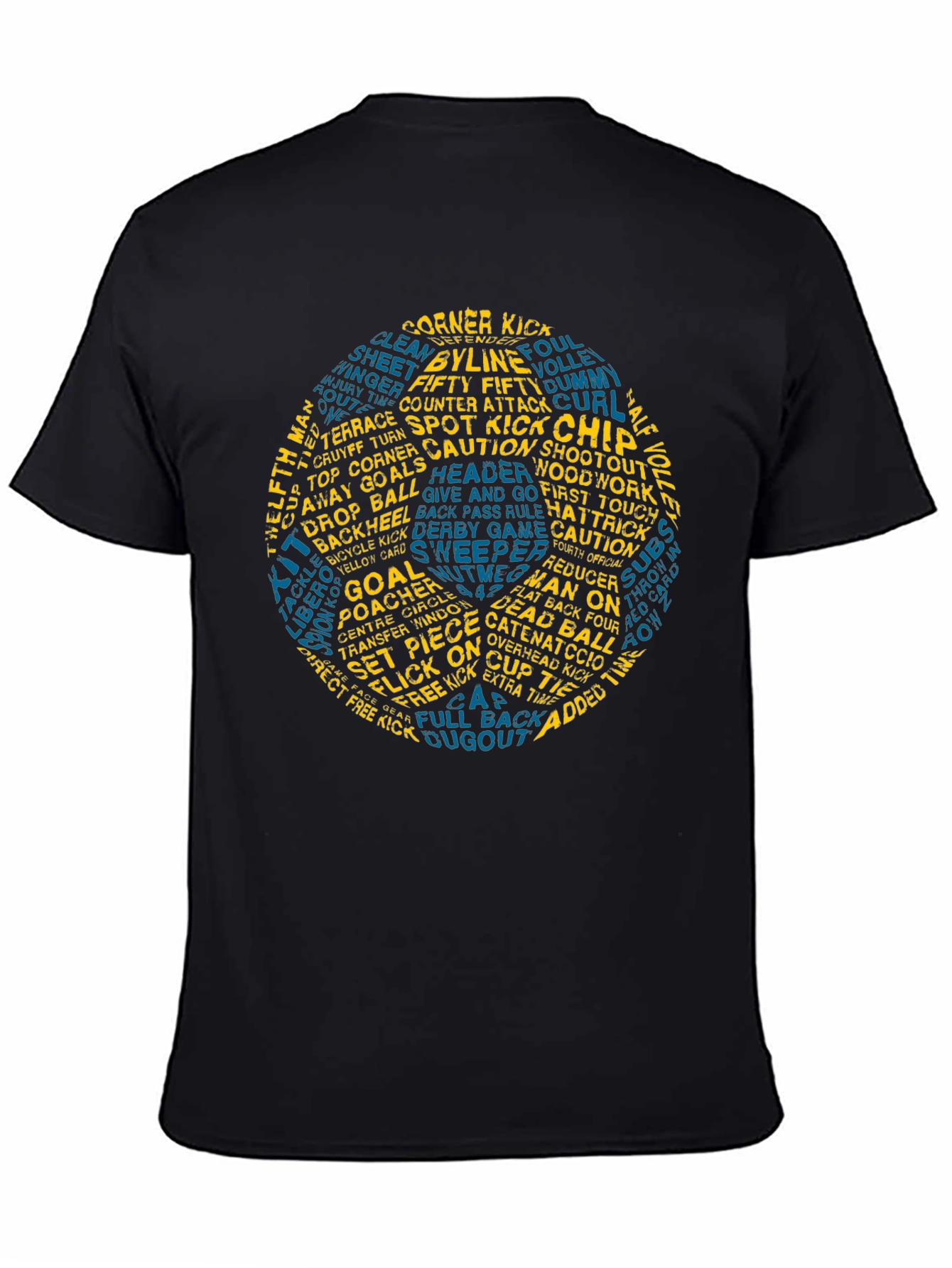 Soccer Word Art T-Shirt - Novelty Graphic Tee