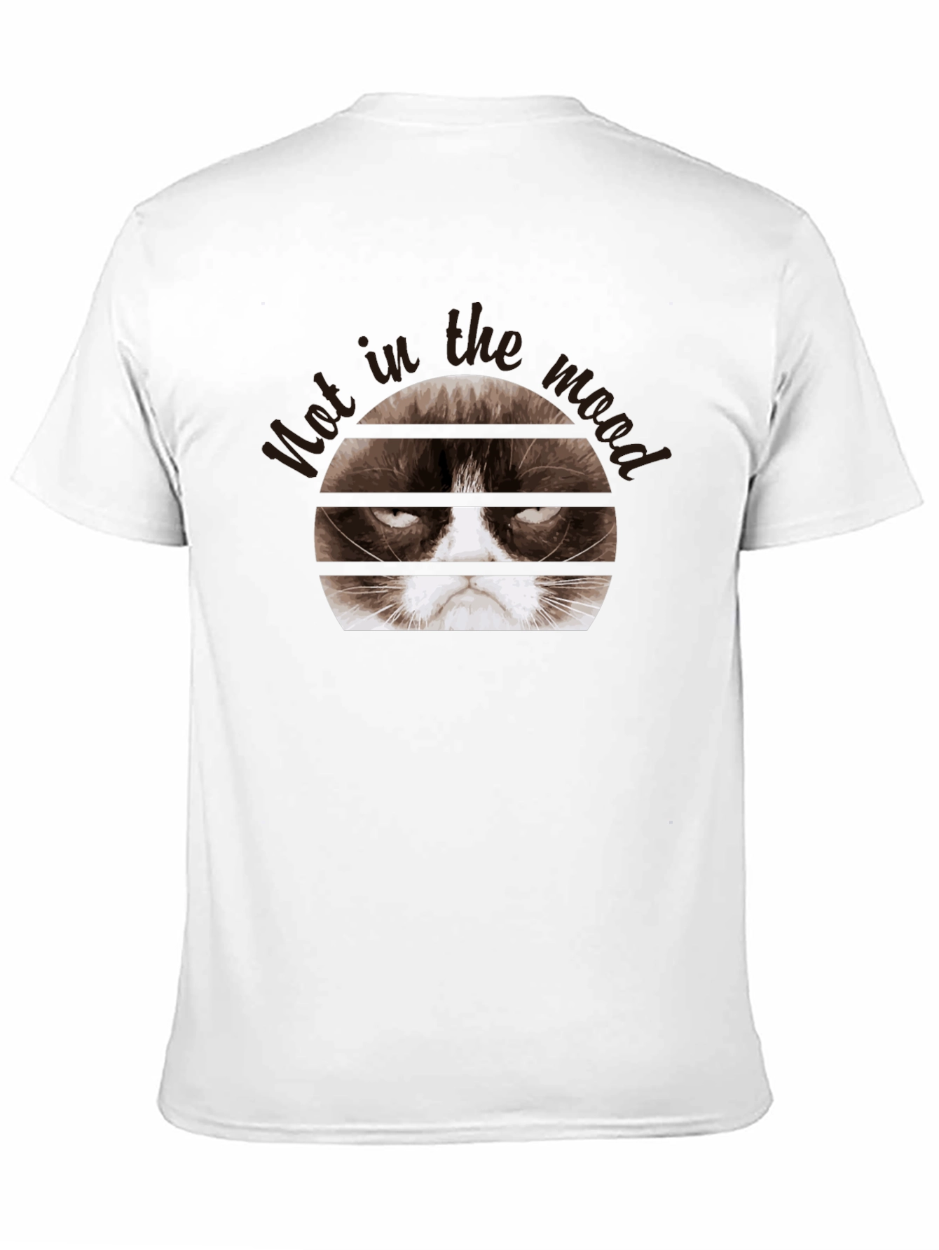 Grumpy Cat Mood Black T-Shirt