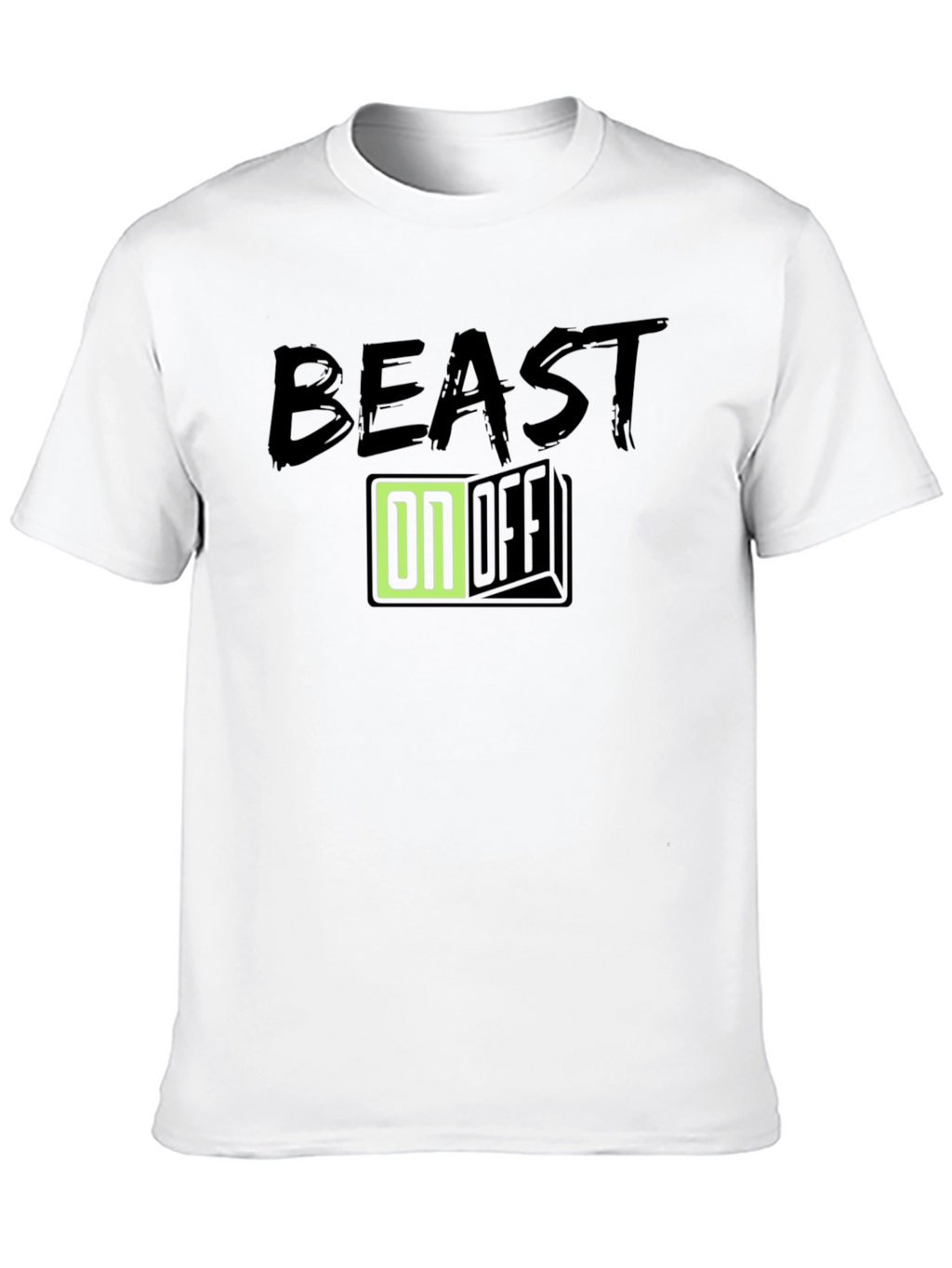 Beast Mode ON/OFF Graphic Tee - Black