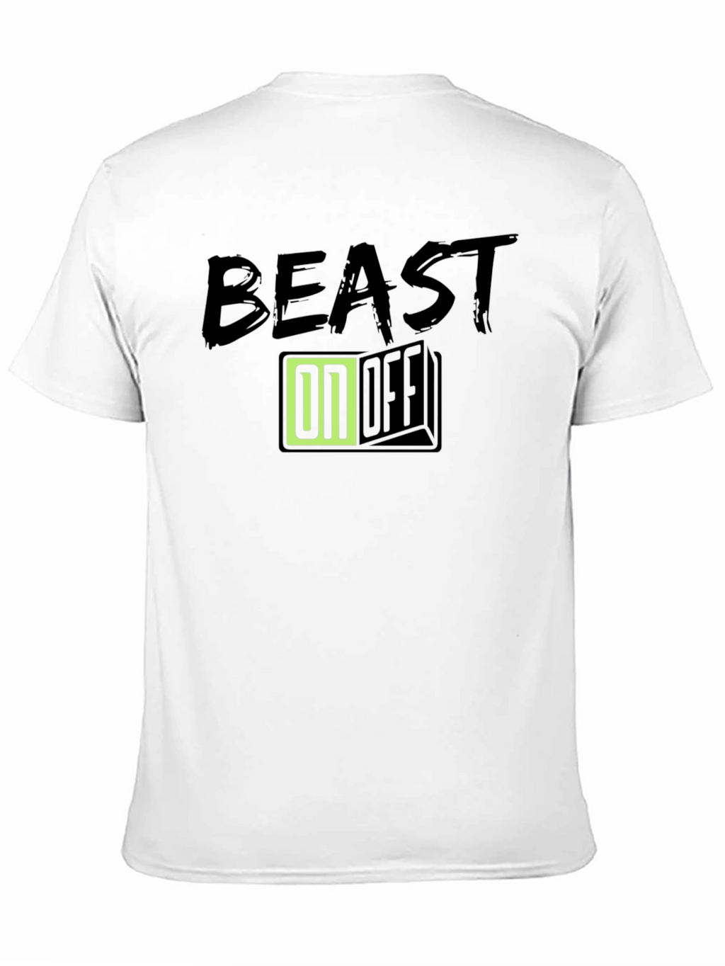 Beast Mode ON/OFF Graphic Tee - Black