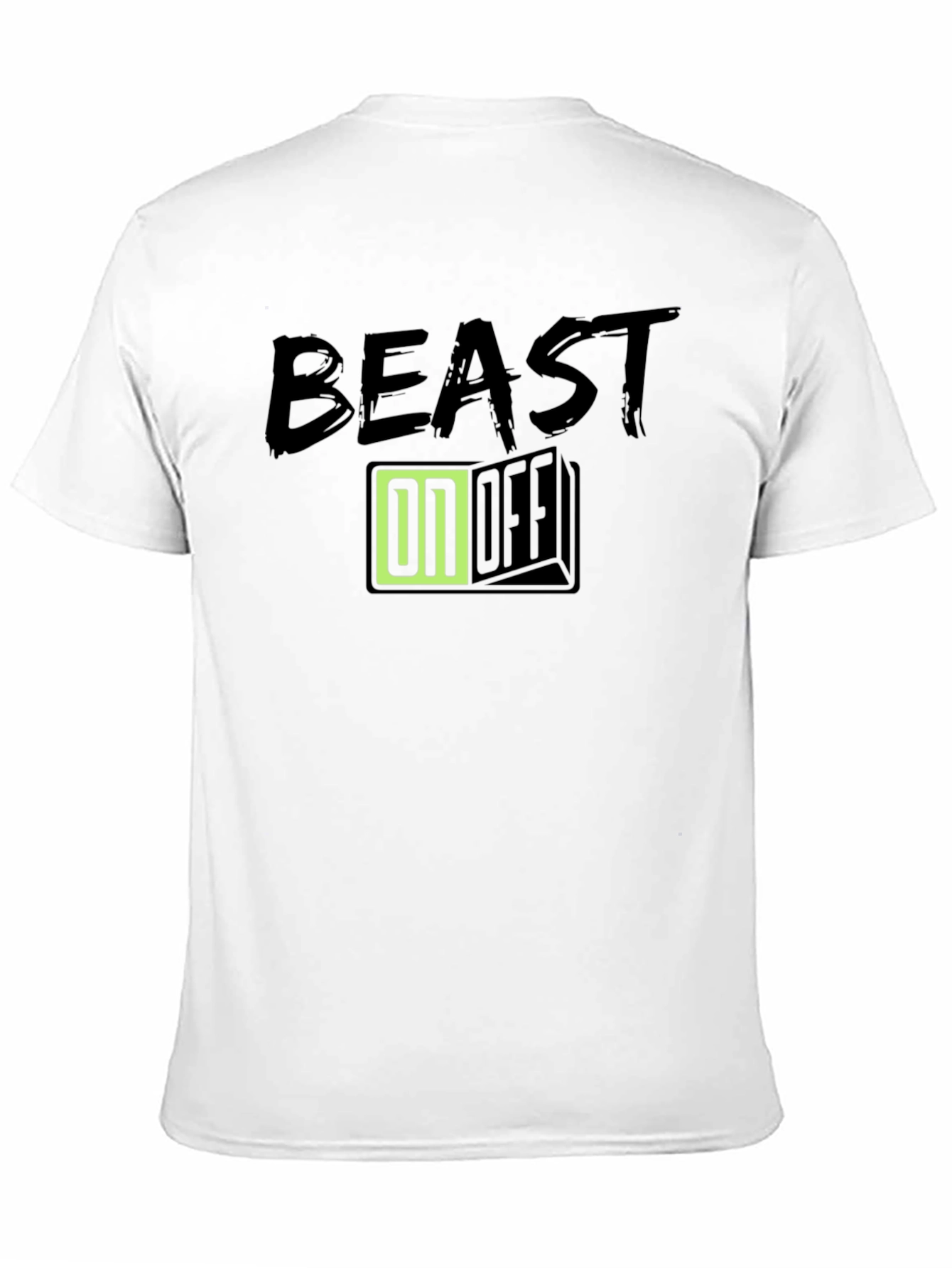 Beast Mode ON/OFF Graphic Tee - Black