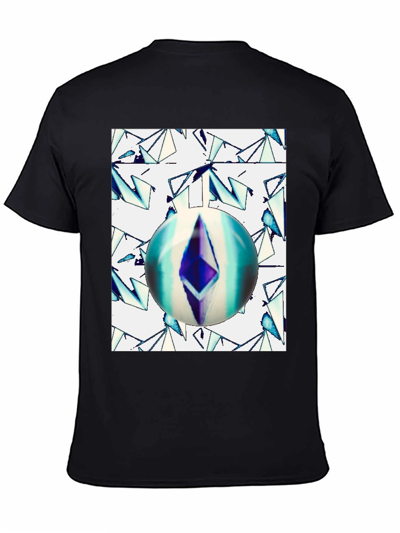 Ethereum Orb Graphic Tee - Black
