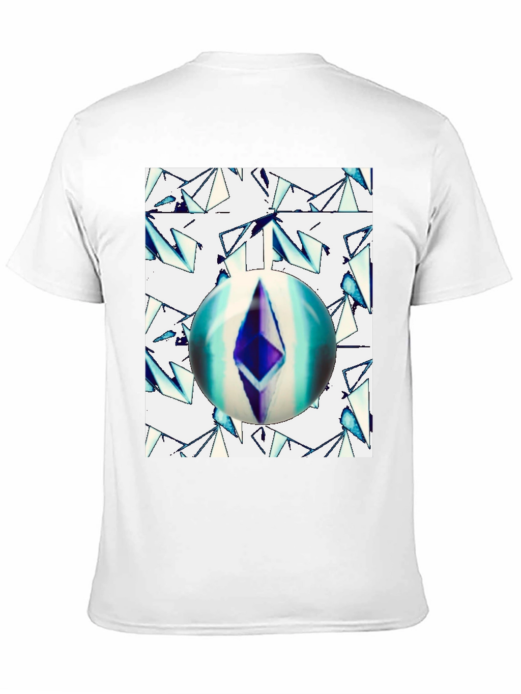 Ethereum Orb Graphic Tee - Black