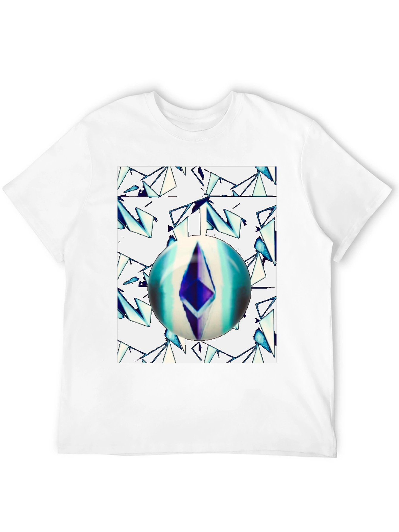 Ethereum Orb Graphic Tee - Black