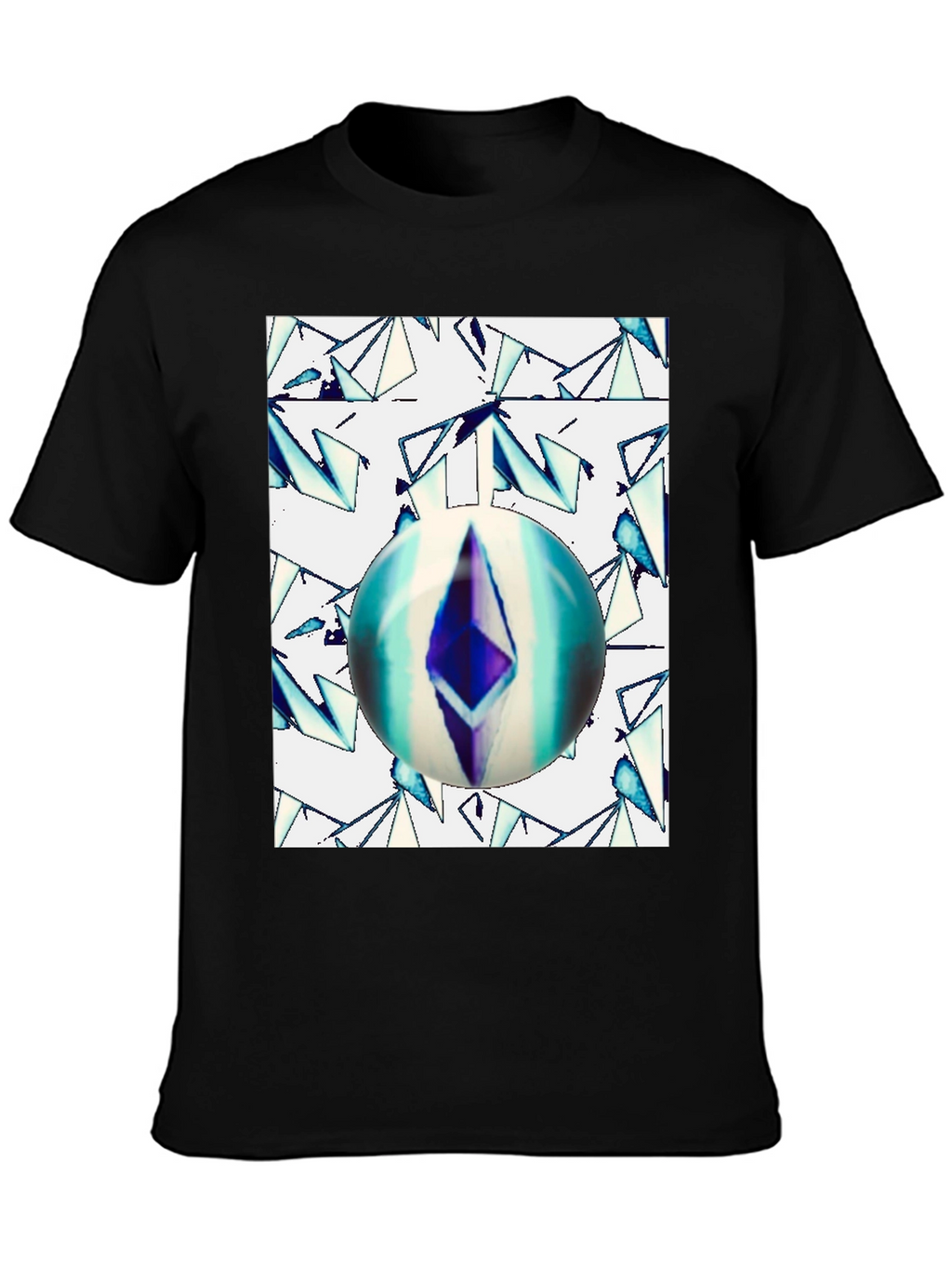 Ethereum Orb Graphic Tee - Black