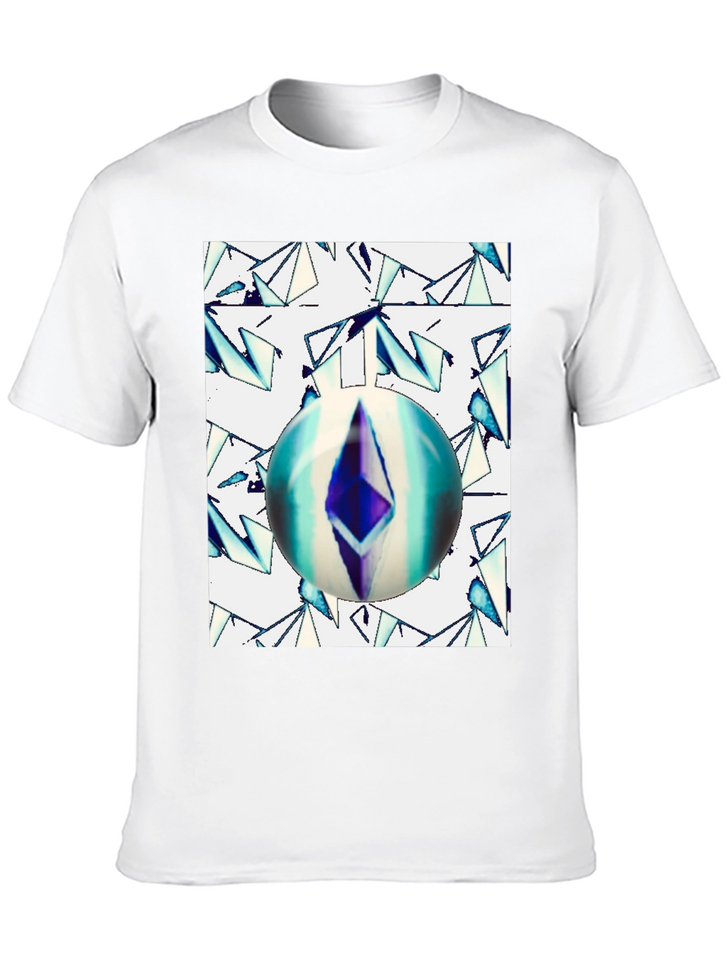 Ethereum Orb Graphic Tee - Black