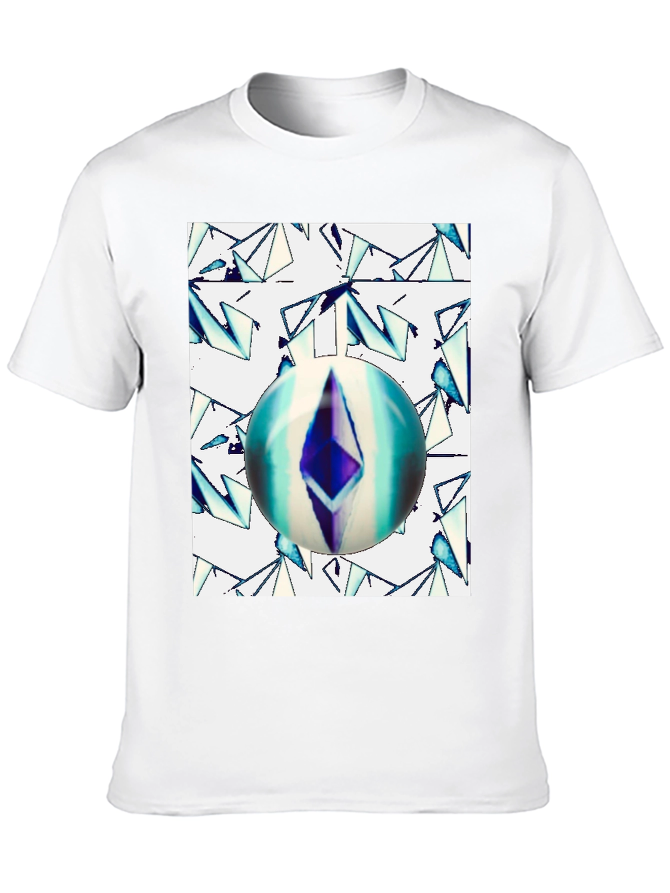 Ethereum Orb Graphic Tee - Black
