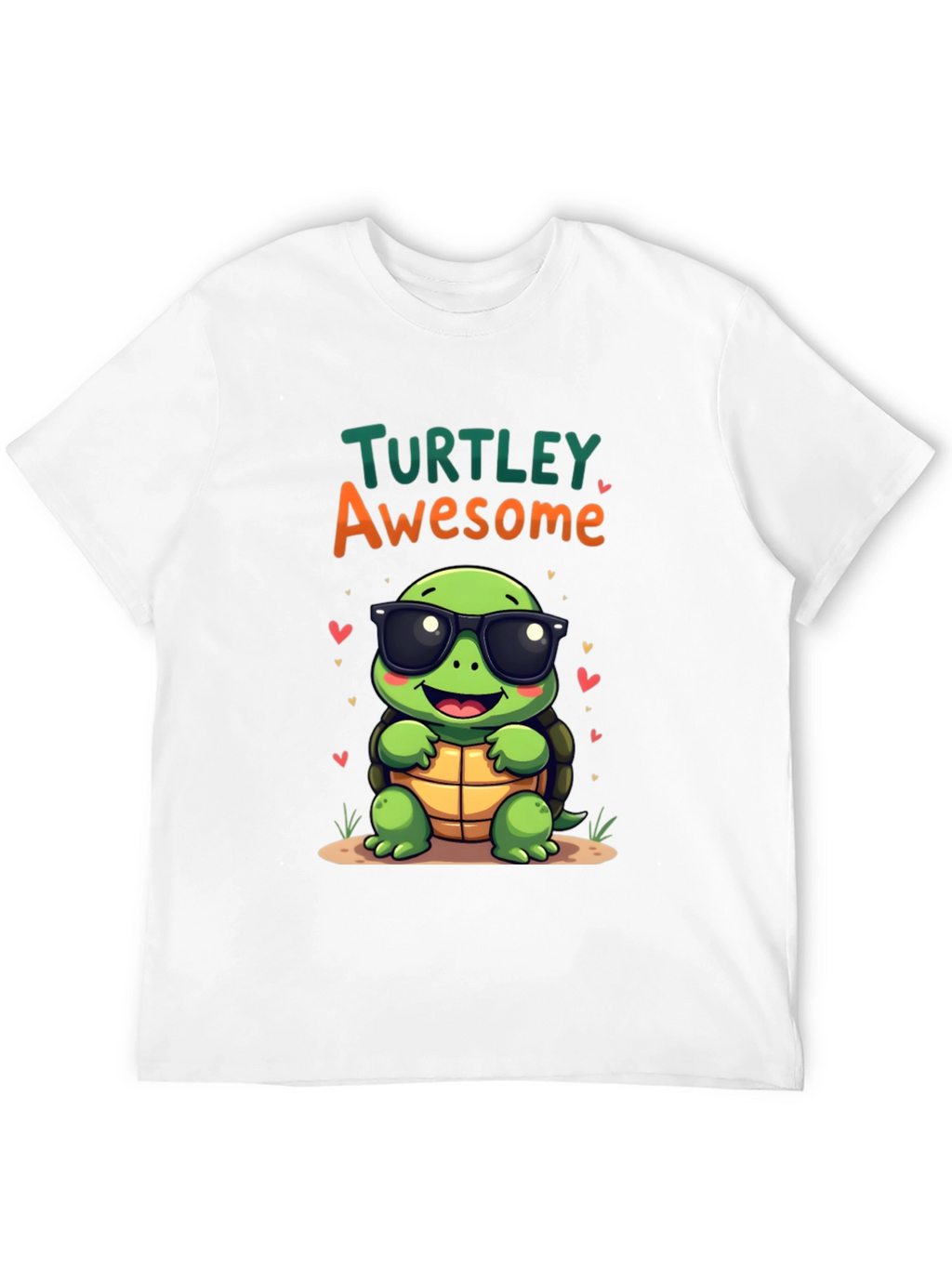 Turtley Awesome Graphic Tee - Cute Cartoon Turtle T-Shirt
