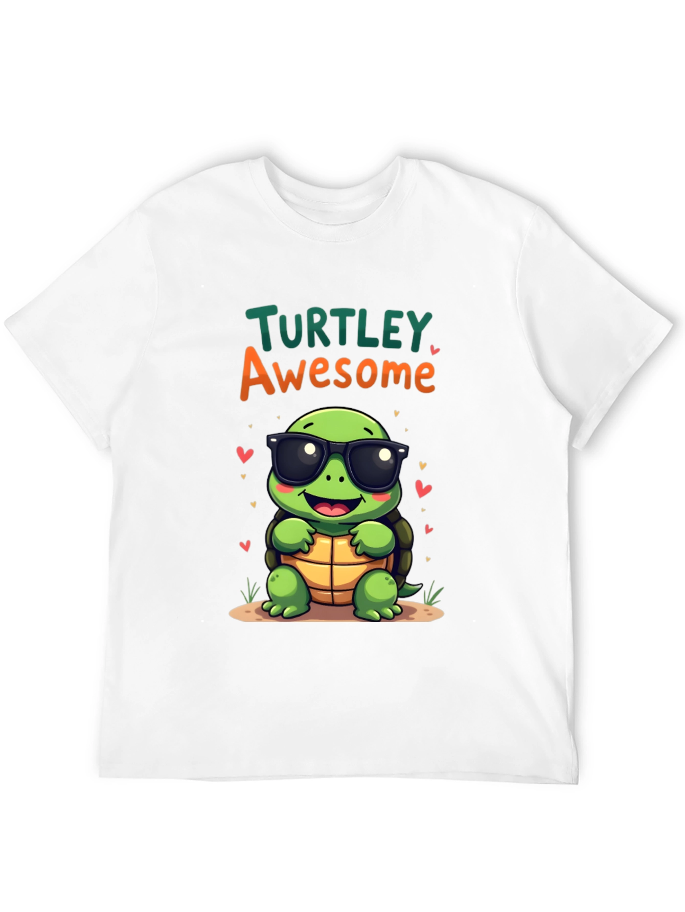Turtley Awesome Graphic Tee - Cute Cartoon Turtle T-Shirt
