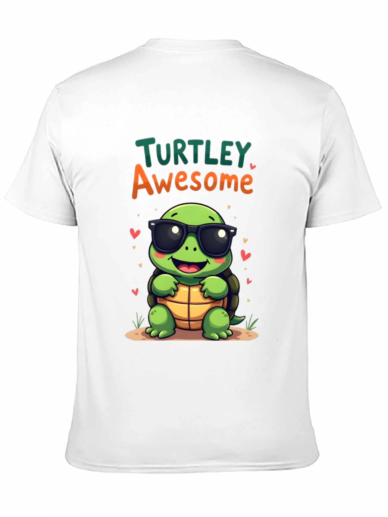 Turtley Awesome Graphic Tee - Cute Cartoon Turtle T-Shirt