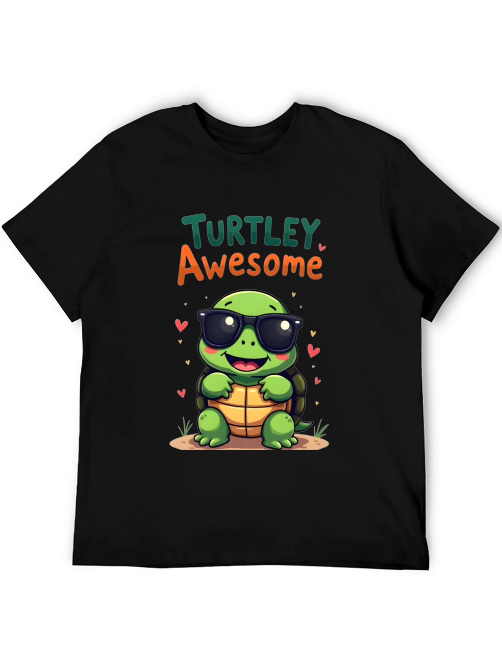 Turtley Awesome Graphic Tee - Cute Cartoon Turtle T-Shirt